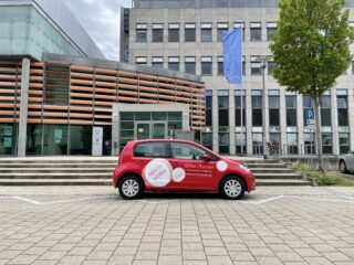 Einsatzfahrzeug Schon & Jansen Pflegedienst in Mörfelden-Walldorf